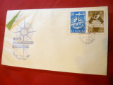 Plic FDC - Ziua Marcii Postale 1960, Romania