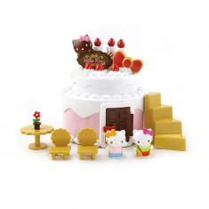 Set 2 in 1 Casuta Tort Aniversar Hello Kitty foto