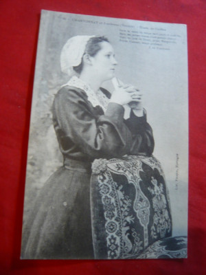 Ilustrata - Folclor si Poezie Vendea Franta Chantonnay 1915 foto