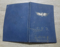 Carte/ Carnet de identitate CFR pentru student/ 1934 foto