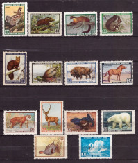 URSS 1957-1959 - Fauna, serii neuzate foto