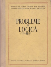 Probleme de Logica 1956 foto