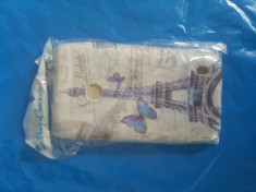 Husa Silicon Nokia Lumia 520 Blue Editia Paris! Livrare gratuita!