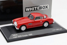 Macheta Talbot Lago 2500 Coupe - 1955 WHITE BOX scara 1:43 foto
