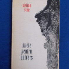 STELIAN STAN - BILETE PENTRU UNIVERS ( VERSURI ) - 1979 - 535 EX - AUTOGRAF !! #