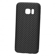 Husa de Carbon NEVOX pentru Samsung Galaxy S7, Black foto