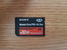 Memory Card Stick PRO Duo HX ProDuo 32GB pentru Sony PSP Camere Foto Video foto