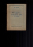 Gh Bulgar - Eminescu, despre problemele limbii literare, prima editie 1955, rara