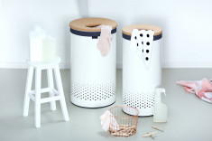 Cos de rufe 60L alb, Brabantia foto