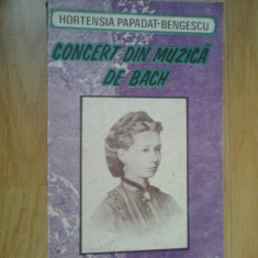 w0b Concert din muzica de Bach -Hortensia Papadat - Bengescu