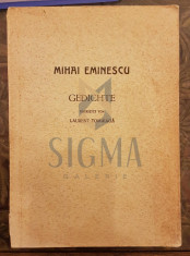 LAURENT TOMAIGA - MIHAI EMINESCU &amp;quot;GEDICHTE&amp;quot;, 1943, Cernauti (Erster Band) foto