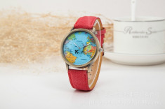 CEAS Casual Vintage Unisex Travel around The WORLD | MINIWORLD MAP 6 CULORI NOU foto