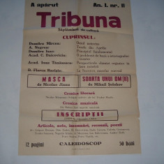 Afis publicitar revista Tribuna 21 aprilie 1957