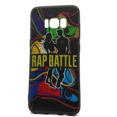 Capac de protectie din silicon cu desen 3D Rap Battle pentru Samsung Galaxy S8 foto
