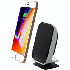 Suport magnetic iOttie iTap Qi Wireless Fast Charging Negru foto