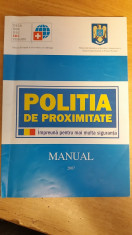 RWX 40 - MANUAL - POLITIA DE PROXEMITATE - PIESA DE COLECTIE! foto