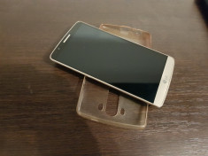 LG G3, gold, impecabil, la cutie, husa, 16 GB, liber de retea foto