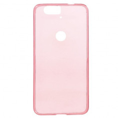 Capac de protectie jelly case pentru Huawei Nexus 6P, roz foto