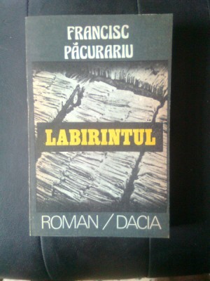 Francisc Pacurariu - Labirintul (Editura Dacia, 1986) foto