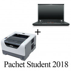 Pachet Student 2018 - Laptop Refurbished LENOVO ThinkPad T530 + Imprimanta Laser Monocrom Brother HL-5350DN foto