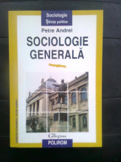 Petre Andrei - Sociologie generala (Editura Polirom, 1997) foto