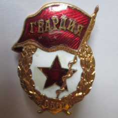 Insigna militara URSS/Rusia-Gvardia/Garzi din anii 50