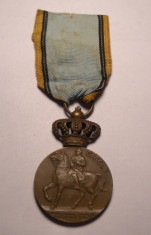 Medalia Centenarul Regelui Carol I 1839 1939 cu Coroana Mobila foto
