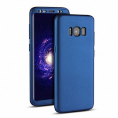 Husa Dual Silicone 360? (fata + spate) pentru Samsung Galaxy Note 8, albastru foto