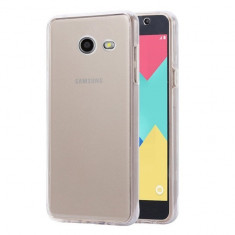 Husa de protectie fata + spate din TPU moale pentru Samsung Galaxy J5 Prime, alb foto