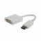 Adaptor cablu video DisplayPort [T] la DVI [M], A-DPM-DVIF-002-W