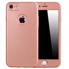 Husa Dual Silicone 360? (fata + spate) pentru Apple iPhone 6 Plus / 6S Plus, rose gold foto