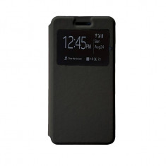 Husa de protectie Allview E4 Lite, tip carte cu fereastra, neagra foto