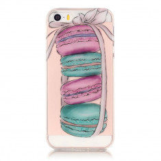 Carcasa protectie spate imprimata &amp;quot;Macarons&amp;quot; pentru iPhone SE 5s 5 foto