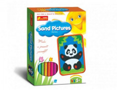 Joc Pentru Copii Pictura in Nisip Panda foto