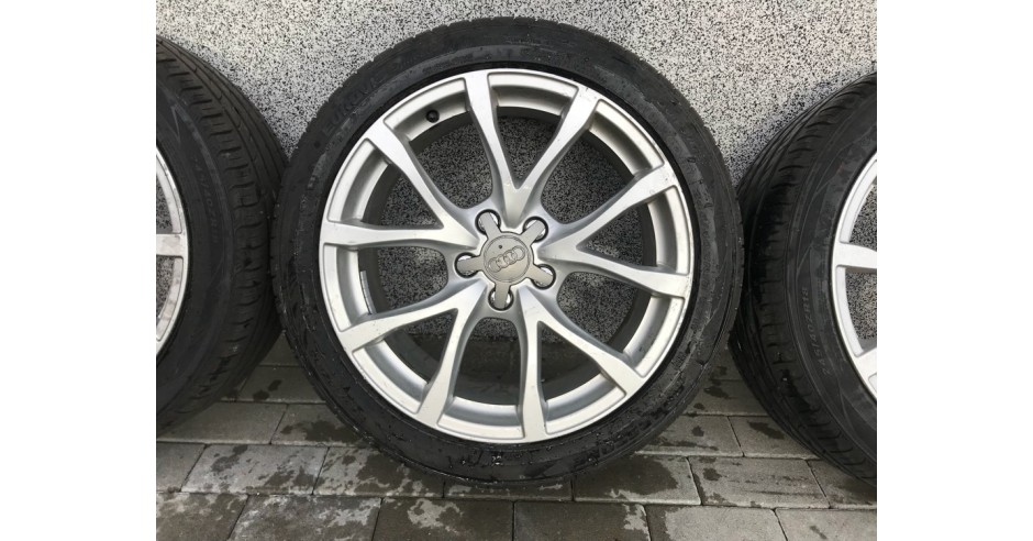 Jante Audi S line originale pe 18 anvelope vara noi 245 40 R18 | arhiva ...