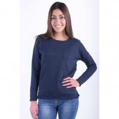 Bluza Bumbac Noisy May Christian O-neck Bleomarin foto