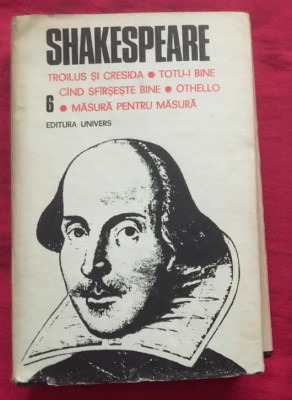 Shakespeare OPERE vol. 6 Othello etc. foto