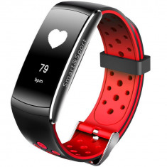 Bratara Fitness iUni Z11 Plus, Display OLED, Bluetooth, Pedometru, Monitorizare puls, Notificari, Android si iOS, Rosu foto