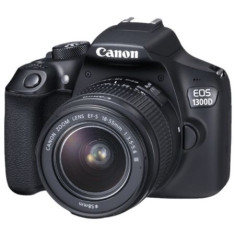 Aparat foto DSLR Canon EOS1300D,18.0 MP, Obiectiv EF-S 18-55mm+Card 32gb gratis foto