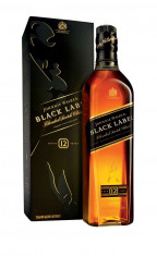 Vand whisky Johnnie Walker black label 12 Y.O. 70cl. foto