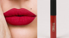 RUJ MAT ROSU INCHIS CU REZISTENTA LA TRANSFER COUGAR 24 HOUR LIQUID LIPSTICK foto