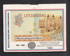 Set Monetarie Luxembourg 1992 1 5 20 50 foto