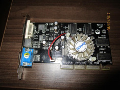 Placa video AGP 128Mb Ati 9250 Placa este functionala,poze reale foto