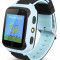 Ceas GPS Copii iUni Kid530, Touchscreen, Telefon incorporat, BT, Camera 1.3MP, Lanterna, Buton SOS, Albastru + Spinner Cadou