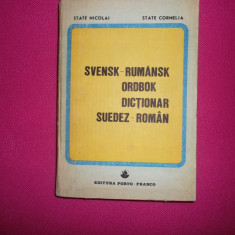 Dictionar Suedez - Roman - State Nicolai, State Cornelia - 1990, 492 P.