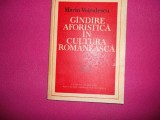 Gandirea Aforistica In Cultura Romaneasca - Marin Voiculescu