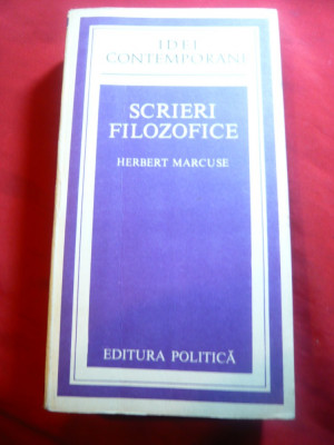 Herbert Marcuse - Scrieri Filozofice Ed. Politica 1977 foto