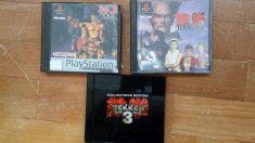 vand jocuri PS1,PLAYSTATION 1, colectie, seria TEKKEN 1 2 si 3 foto