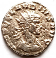 IMPERIUL ROMAN , DENAR Claudius al II-lea Gothicus 268 - 270 d.Hr. , REPLICA !!! foto