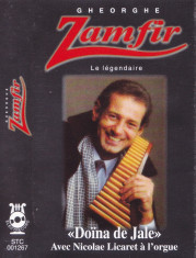 Caseta audio: Gheorghe Zamfir - Doina de jale (cu N. Licaret - Electrecord ) foto